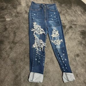 Fashion Nova super high waisted jeans